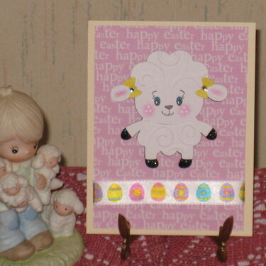 Lamb Easter card