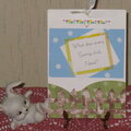 2 piece Easter card