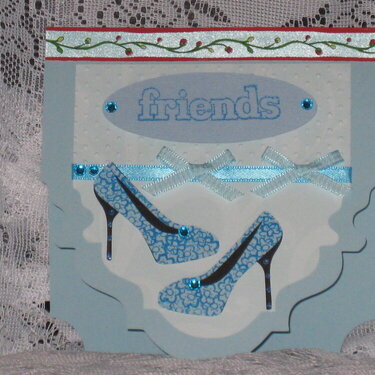 Blue Shoes &quot;friends&quot; Card
