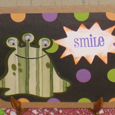 Smile Monster Birthday card