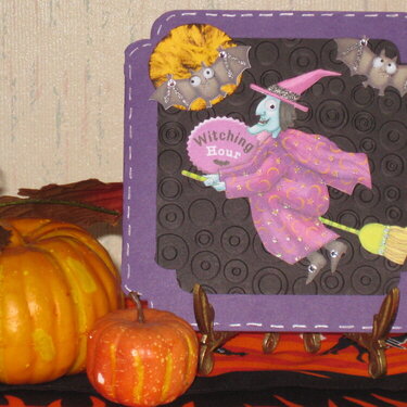 Witching Hour Halloween card