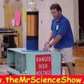 Mr. Science's famous high voltage show.