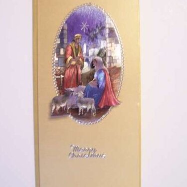 Nativity Christmas Card