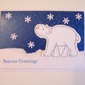 Polar Bear Christmas Card