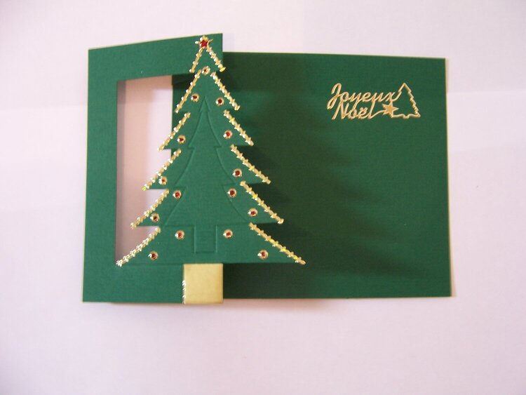 Christmas Tree shaped card