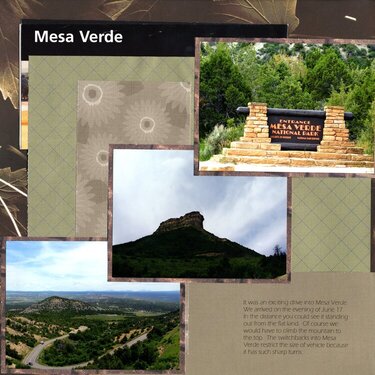 Arriving at Mesa Verde