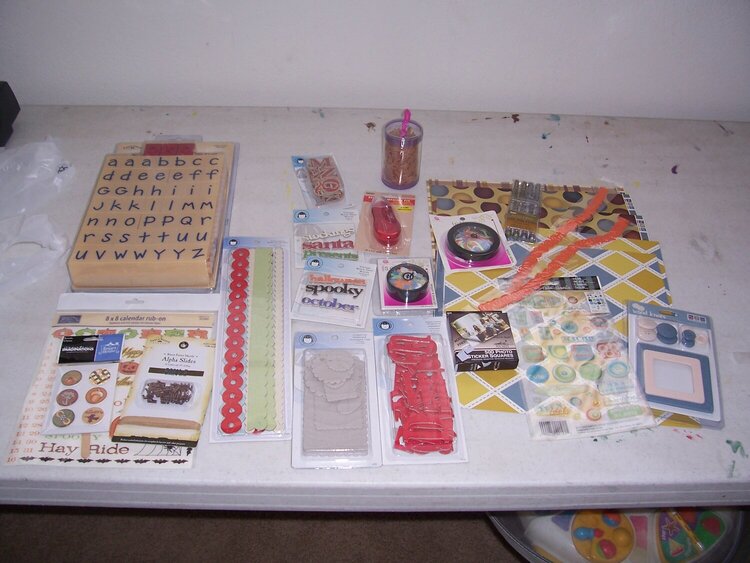 Scrapbook expo stash