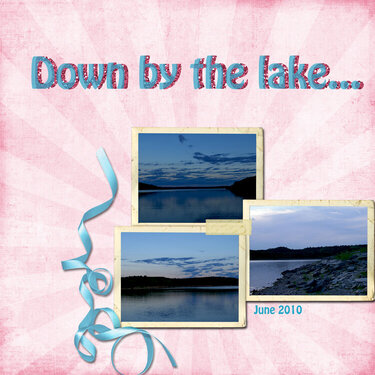 Down by the lake... Girls like to play. Page 1