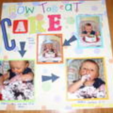 How to eat cake?