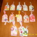 Letter of easter tags