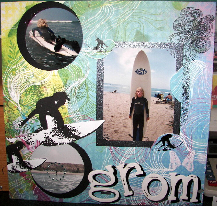 My little Grom (young surfer)