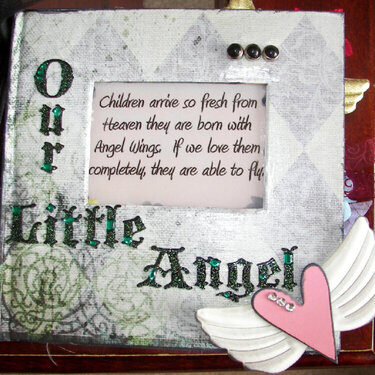 Our Little Angel - Chipboard Baby Book