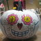 sugar skull pumpkin