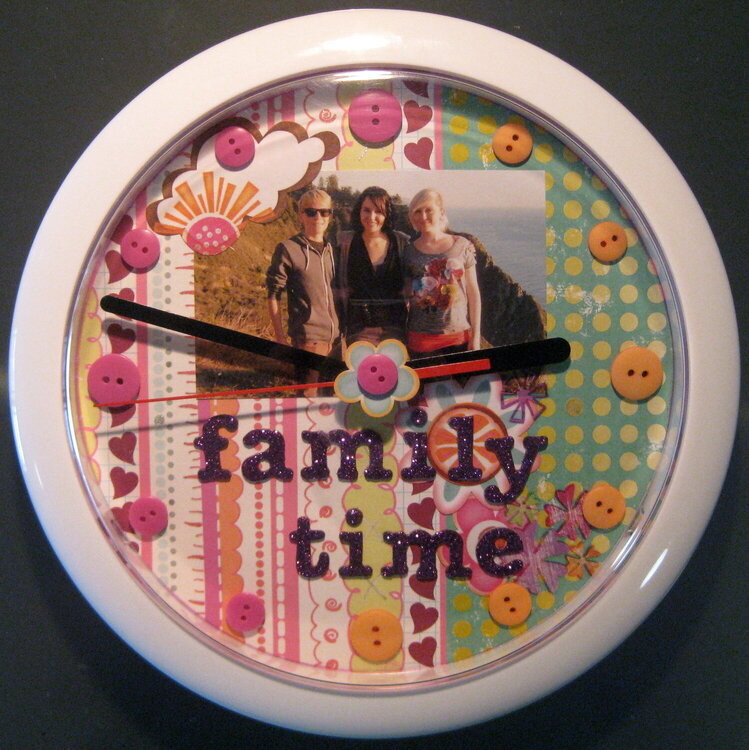 Family Time altered clock