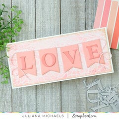Love Banner Slimline Card