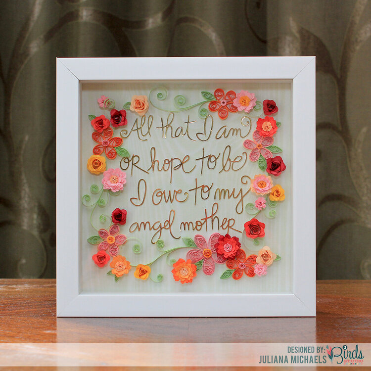 All That I Am Mother&#039;s Day Shadow Box Frame