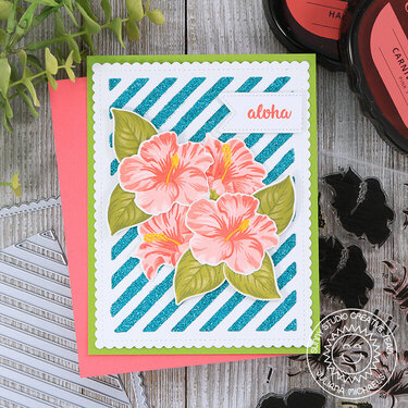 Aloha Card *Sunny Studio Stamps*