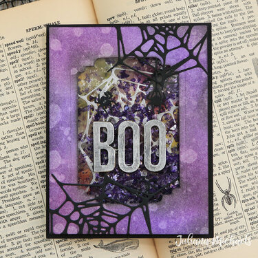 Boo Shaker Card *Tim Holtz Sizzix Chapter 3 Release