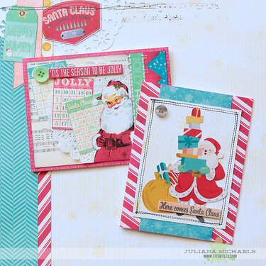 BoBunny Candy Cane Lane Christmas Cards