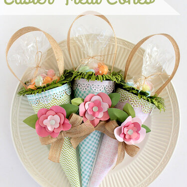 Easter Treat Cones *Pebbles Inc Garden Party*