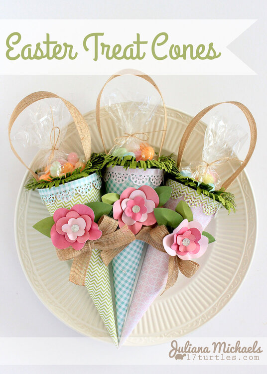 Easter Treat Cones *Pebbles Inc Garden Party*