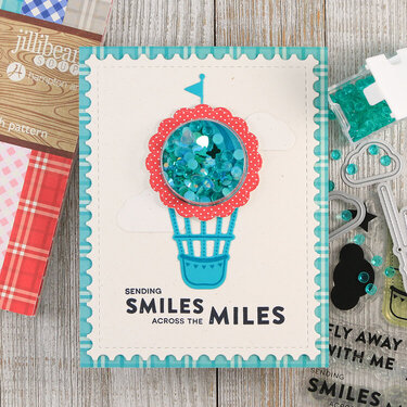 Smiles Hot Air Balloon Shaker Card *Jillibean Soup*