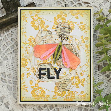 Funky Insects Card | Fly