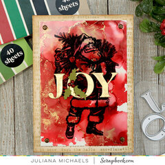 Joy Santa Card
