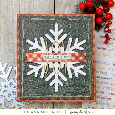 Joy Snowflake Card