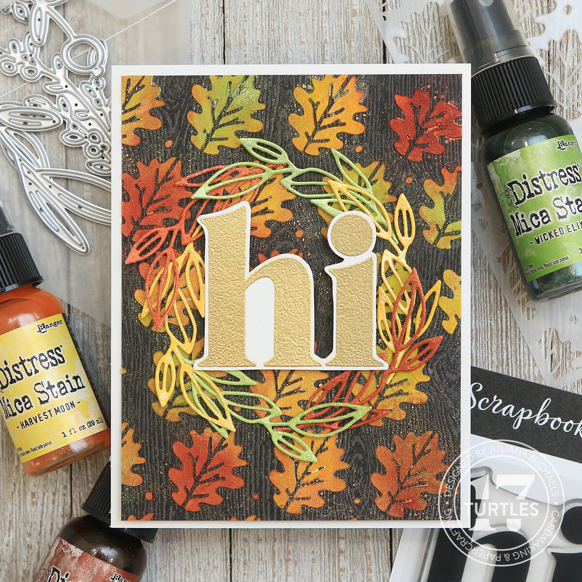 Clear Photopolymer Stamp Set - Hi Family and Fall