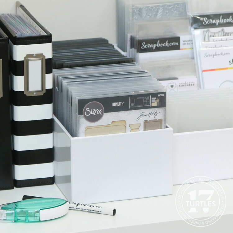 Tim Holtz Sizzix Die and Embossing Folder Storage Project Idea