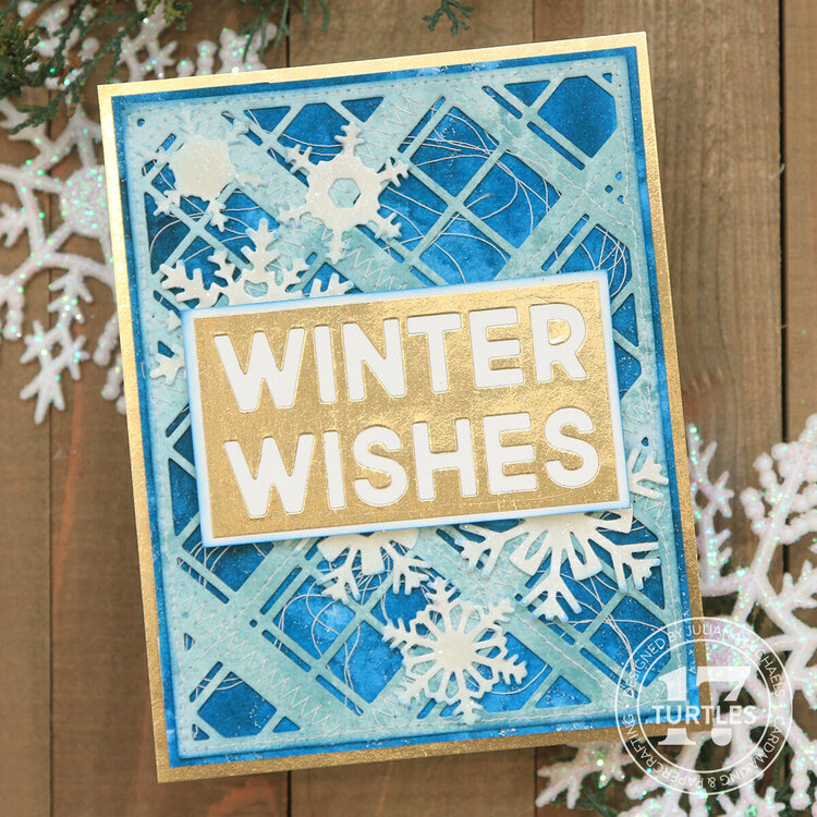 Winter Wishes Card *Tim Holtz Sizzix Christmas 2022*