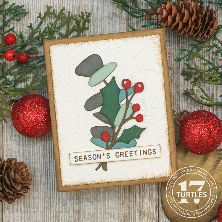 Christmas Card - Tim Holtz Sizzix Christmas 2023