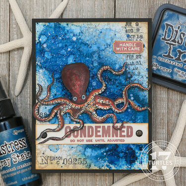 Condemned Card *Tim Holtz Uncharted Mariner Distress*