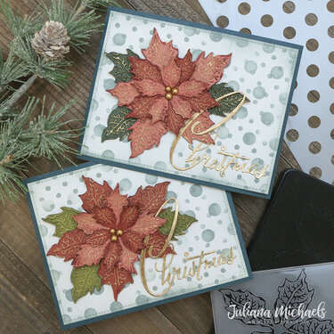 Christmas Poinsettia Card