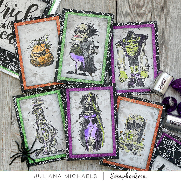 Trick or Treat Halloween Gift Bags and Cards