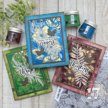 Stamping In Embossing Glaze - Tim Holtz Distress Embossing Glaze