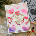 Friendship Is Another Word For Love Card - Tim Holtz Love Notes Stamp Set