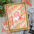 Make It Merry Candy Cane Christmas Card Tim Holtz Stampers Anonymous Christmas 2023
