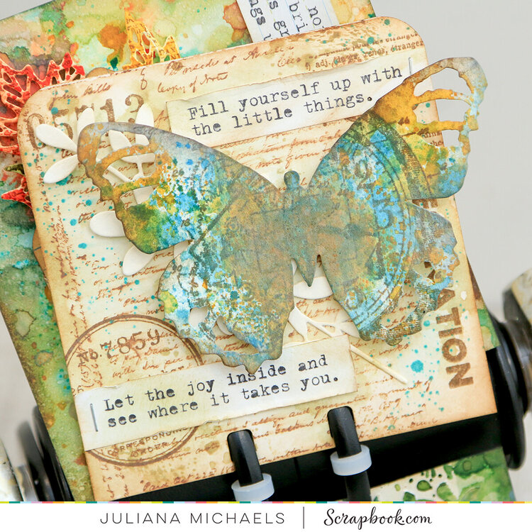 Joy Butterfly Memory Dex Card