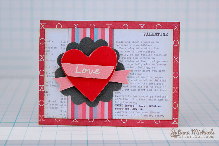 You Hold My Heart and Love Mini Card *PEBBLES INC*