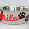 Adhesive Vinyl decorated Dog Bowls ***SRM Stickers***