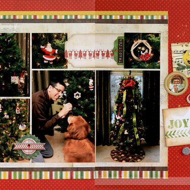 O' Christmas Tree BoBunny Christmas Collage