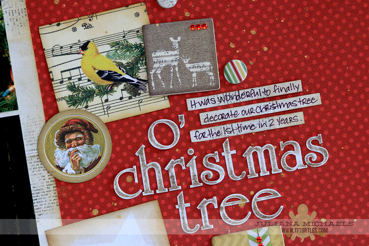 O&#039; Christmas Tree BoBunny Christmas Collage