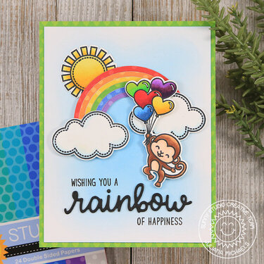 Wishing You A Rainbow *Sunny Studio Stamps*