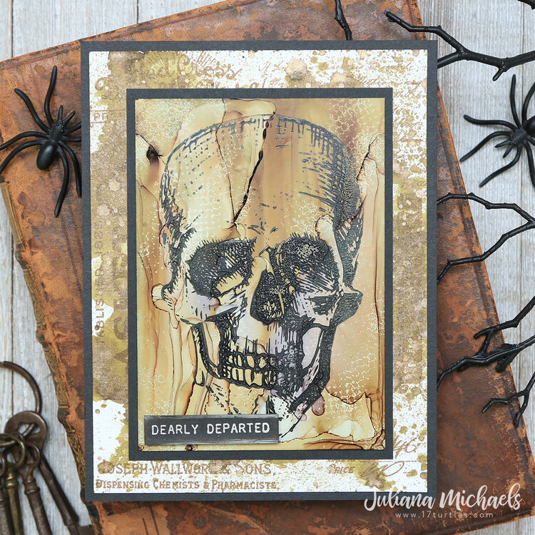 Dearly Departed Halloween Card