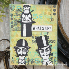 What's Up Card | Tim Holtz Inquisitive