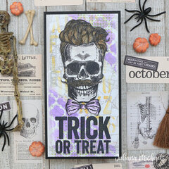 Trick or Treat Halloween Card | Tim Holtz Wicked Hipsters