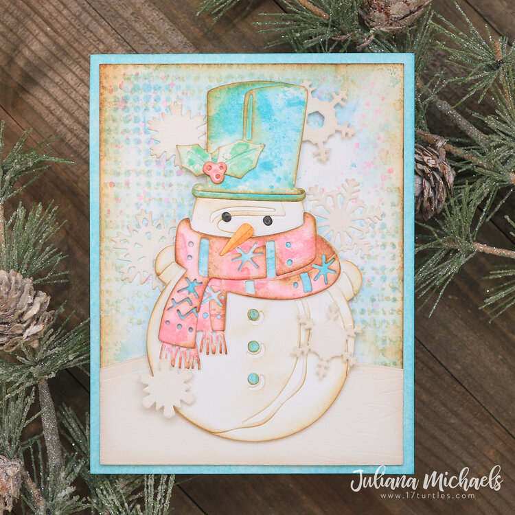 Winston Snowman Christmas Easel Card