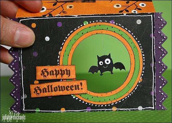 Happy Halloween Bat Card *Bo Bunny*